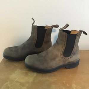 Blundstone Originals High Top Boots, Rustic Brown (Women's size 9.5)